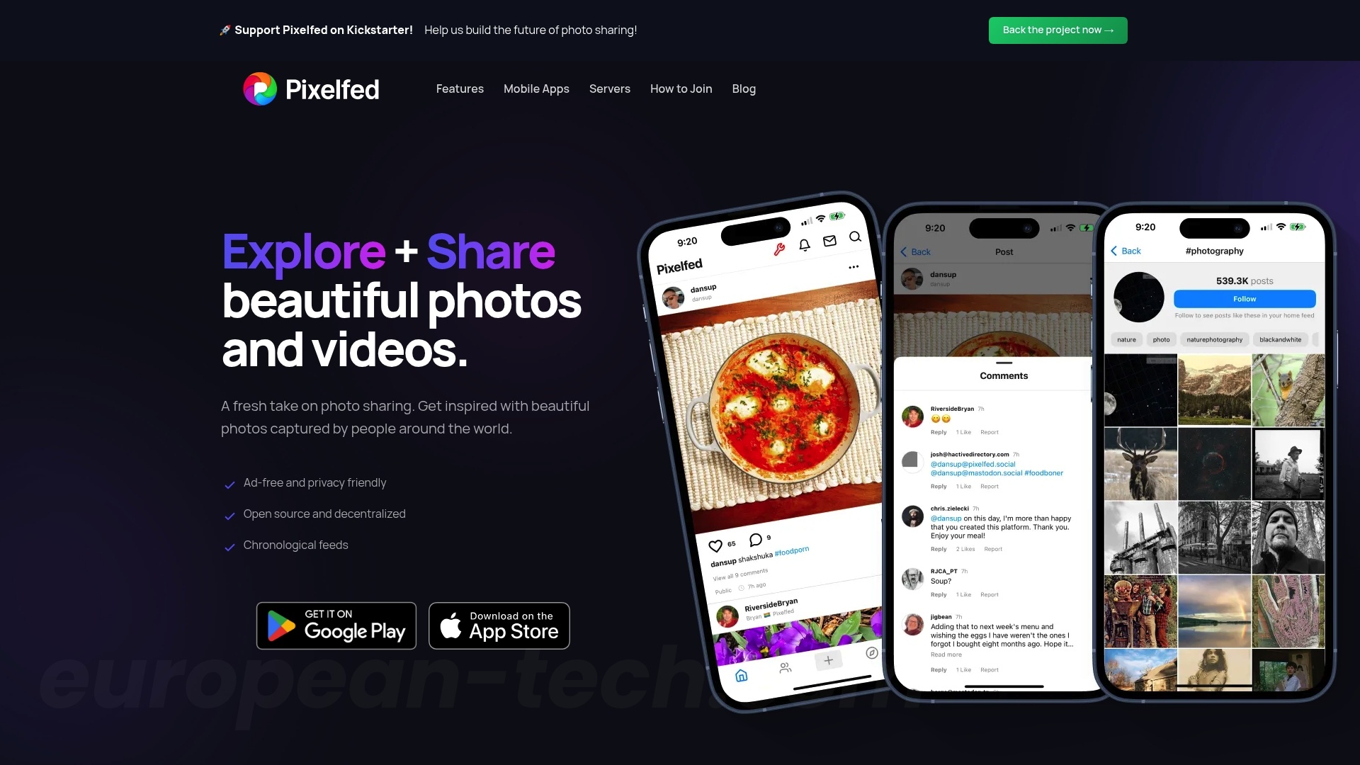 Pixelfed - European alternative from 