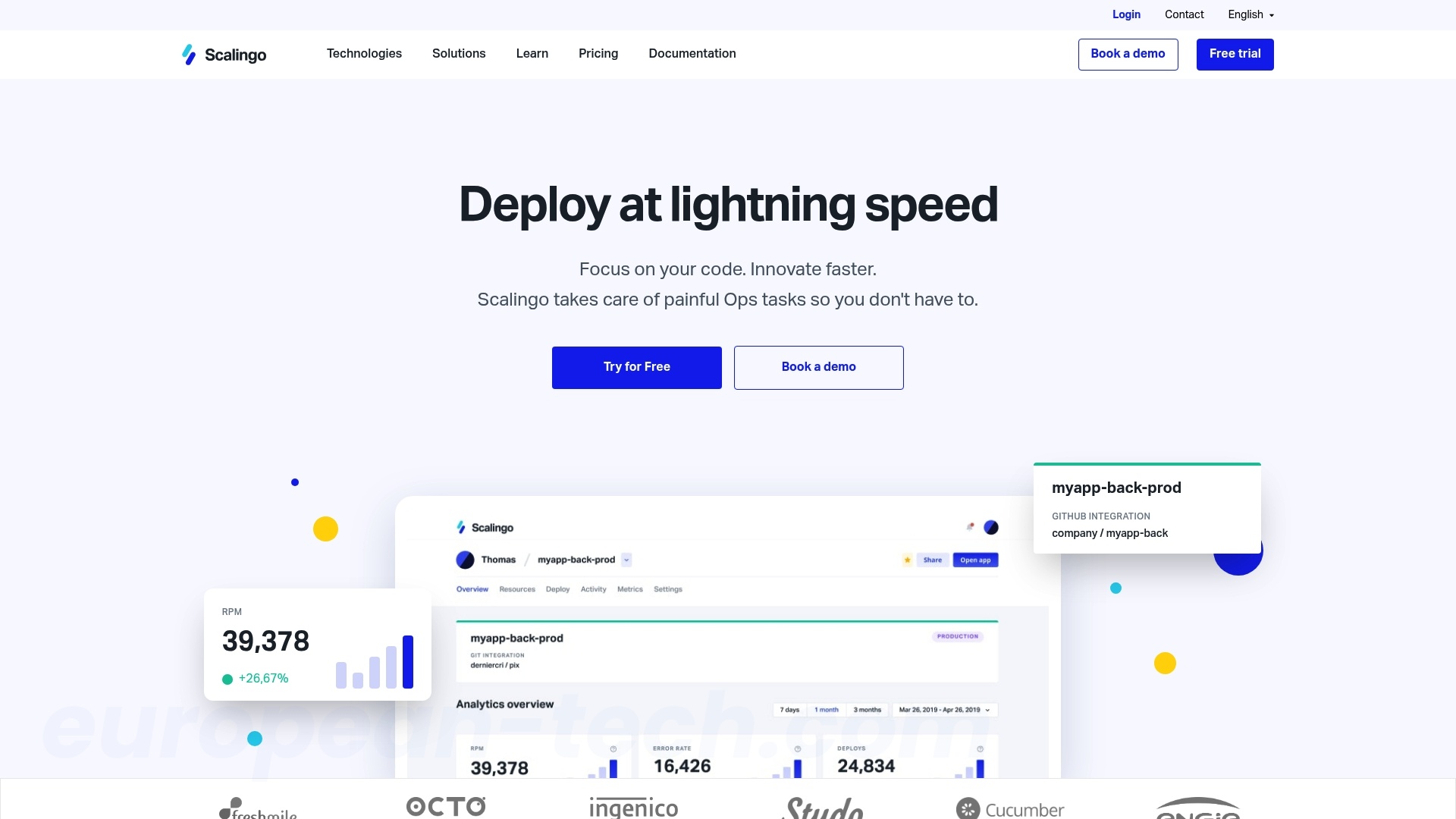 Scalingo - European alternative from France