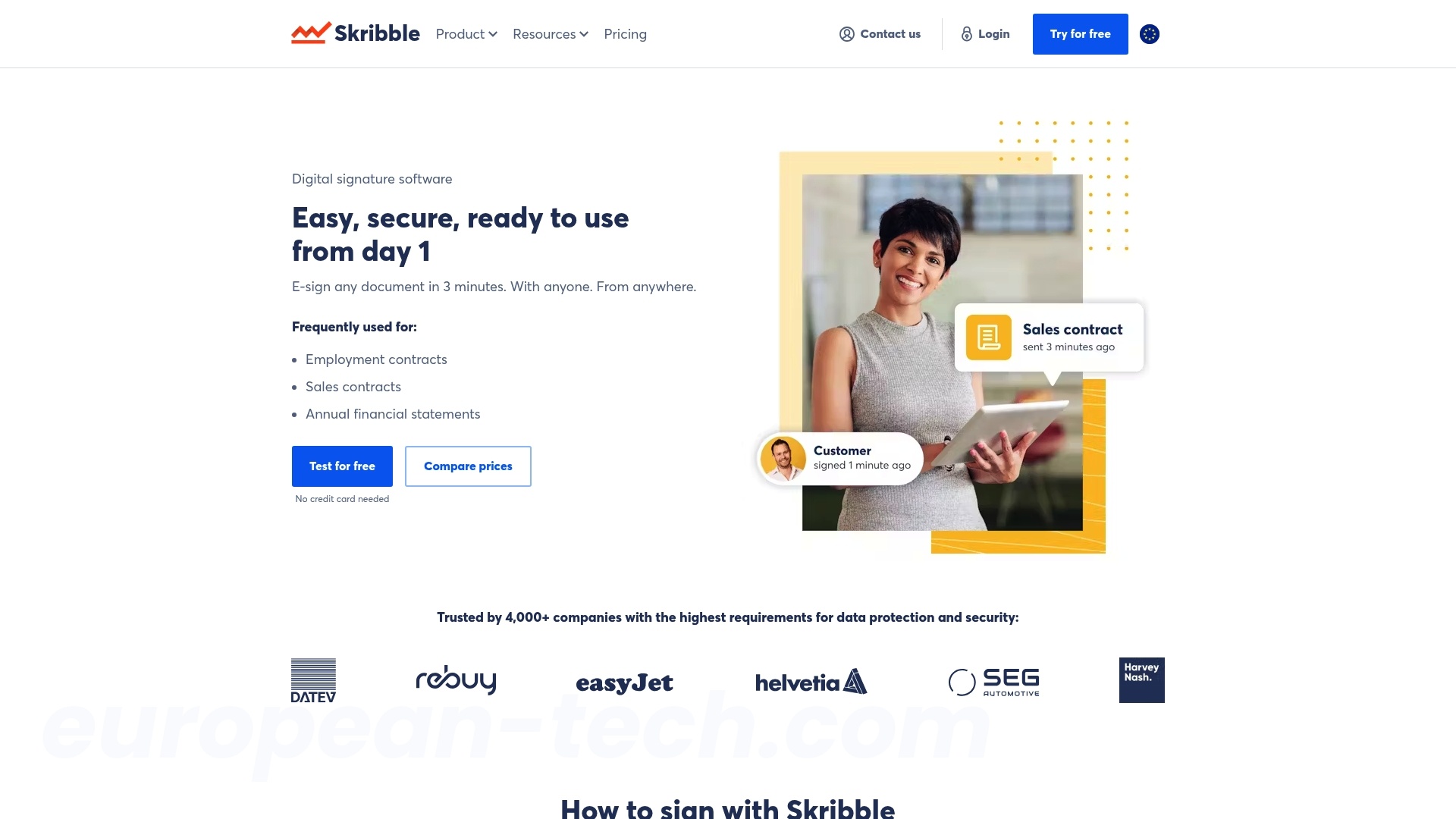 Skribble - European alternative from Switzerland