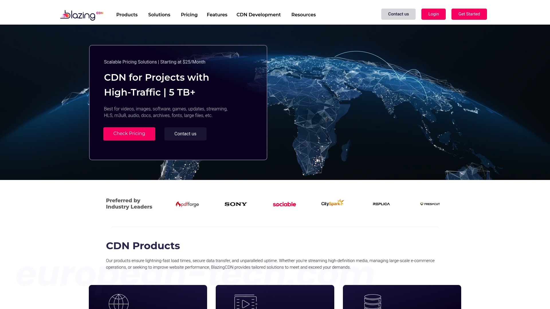 BlazingCDN - European service from Poland