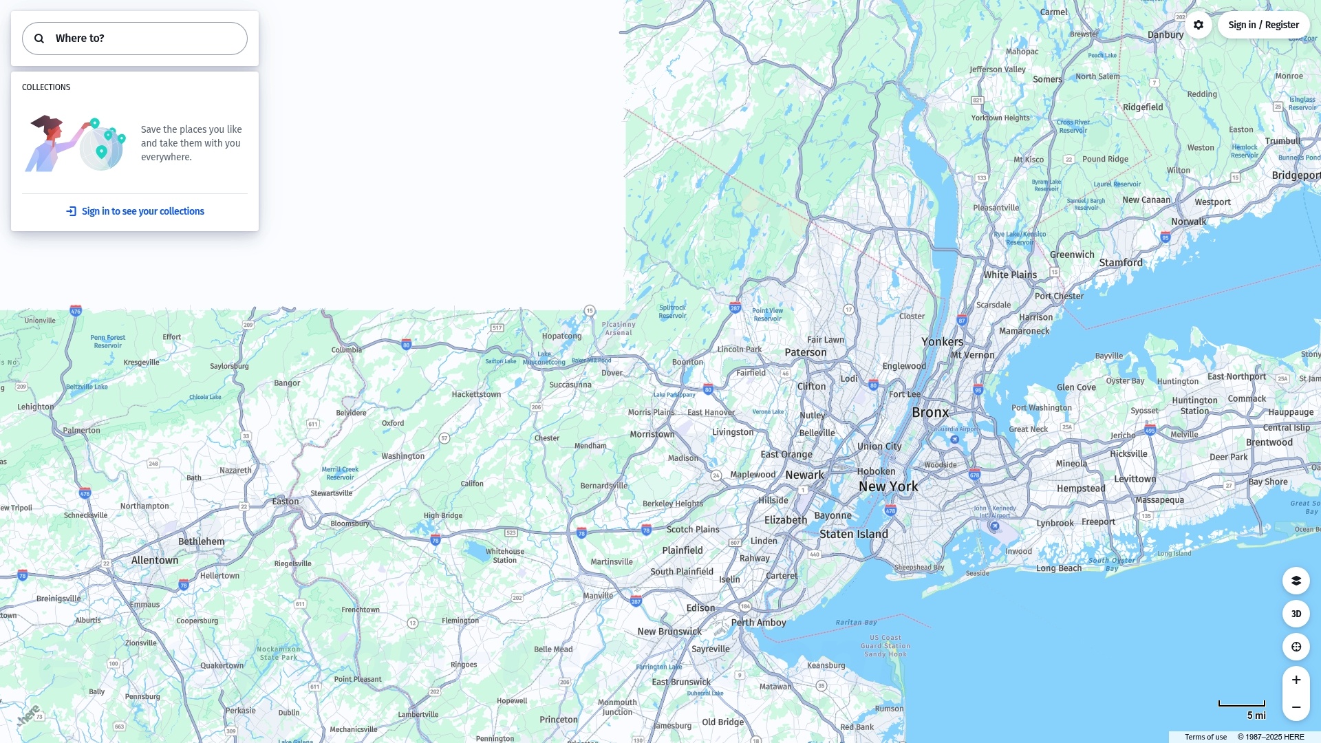Screenshot of HERE WeGo Maps & Navigation